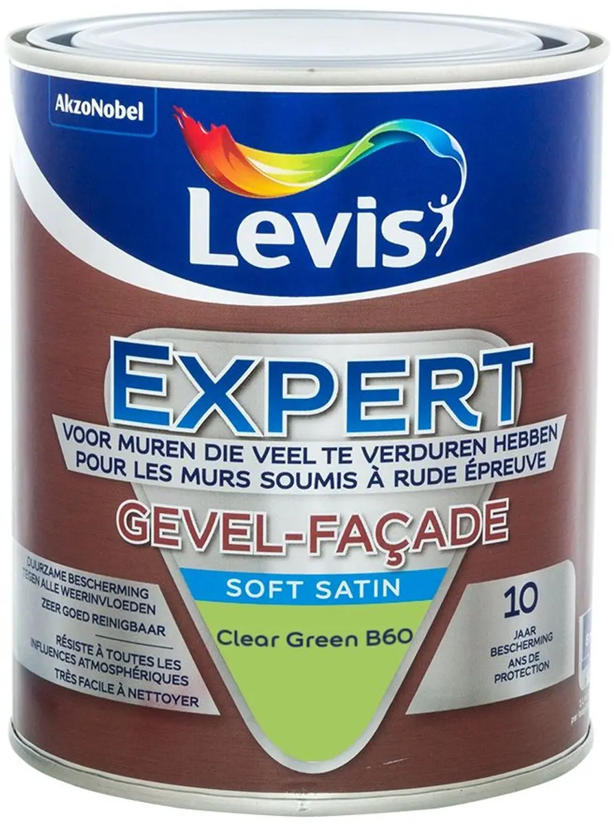 Levi's Expert Gevel Mix Clear Green B60 Mengverf 1L
