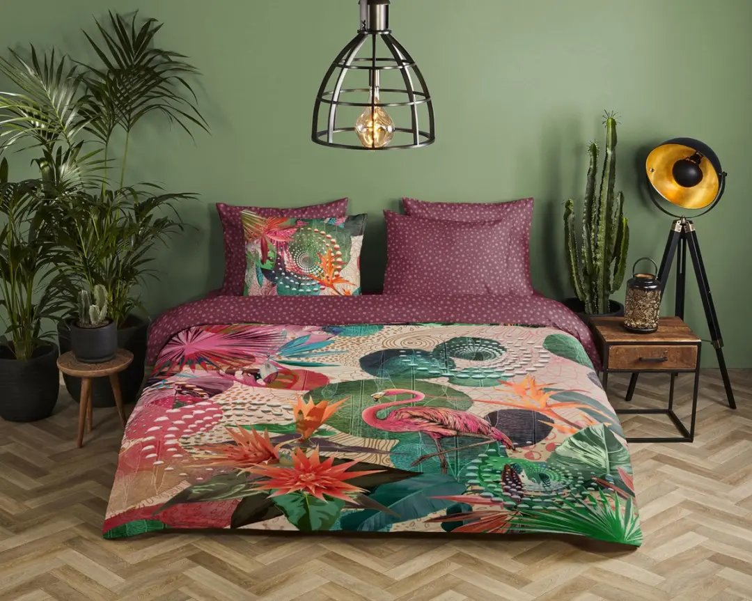Hip Sirke Dekbedovertrek Eenpersoons 140x200/220cm - Multicolor