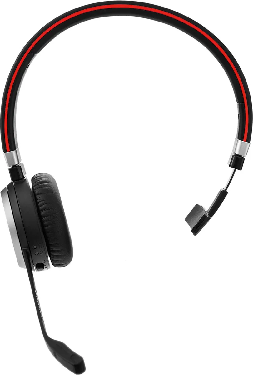 Jabra Evolve 65 MS Mono Headset 6593-823-309 - Zwart/Zilver