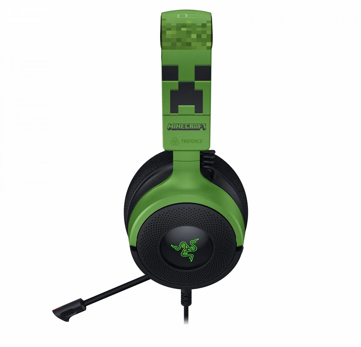 Razer Kraken V4 X Minecraft Edition Gaming Headset - Groen - afbeelding 6 van 6