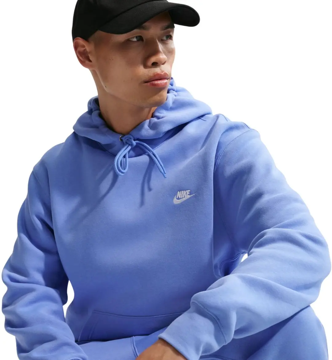 Nike Club BB Sweater Heren - Blauw L