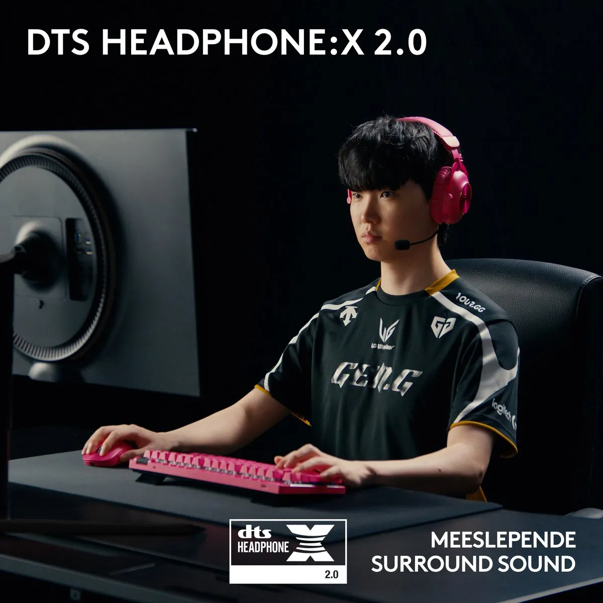 Logitech G PRO X 2 Lightspeed Gaming Headset - Magenta - afbeelding 6 van 6