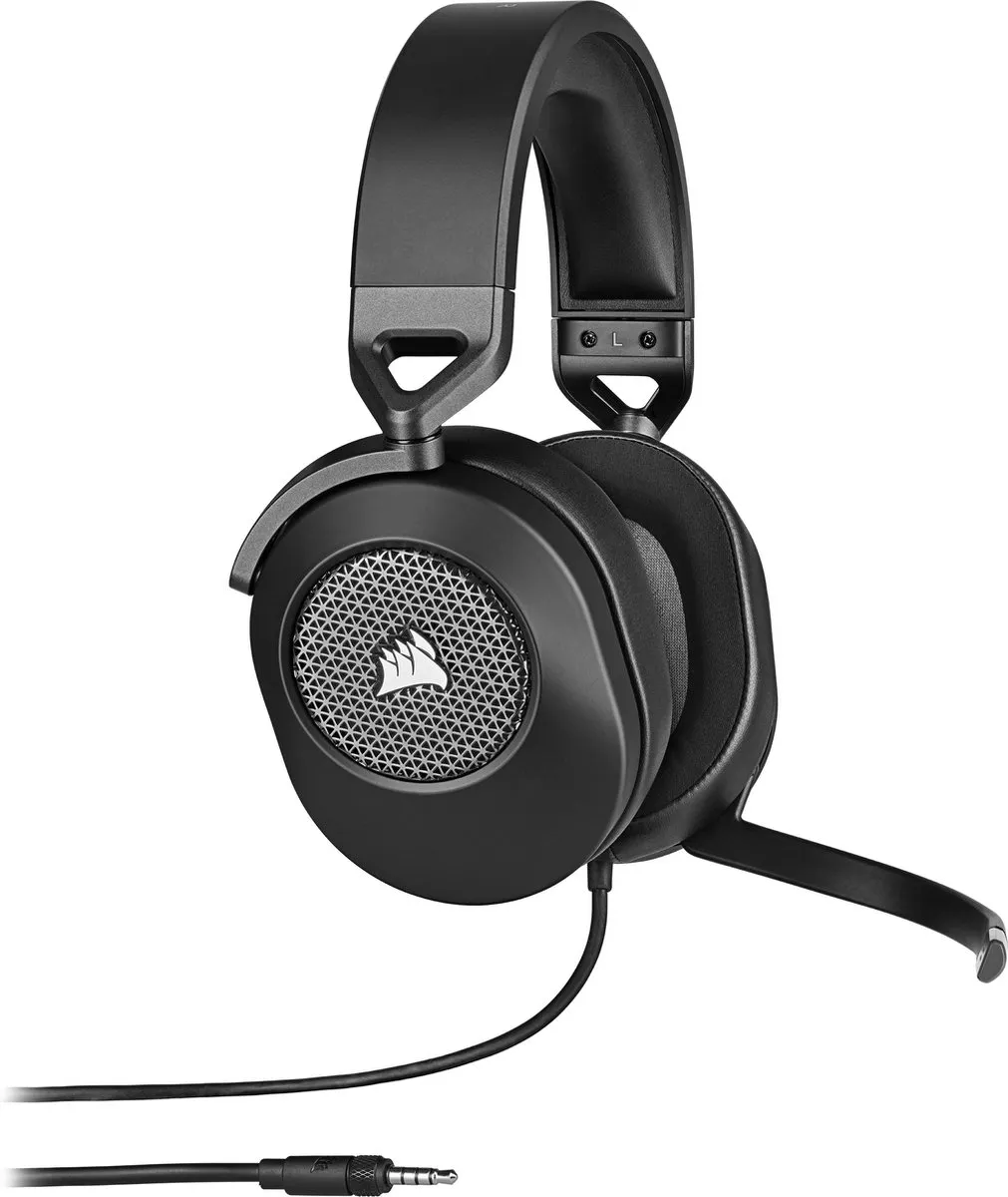 Corsair HS65 Carbon Gaming Headset - 50mm Drivers - afbeelding 6 van 6