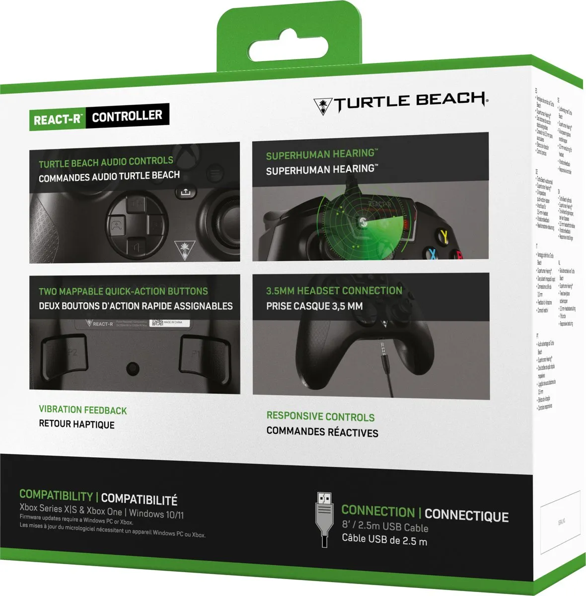 Turtle Beach REACT-R Controller TURA30.BX.GADA - Xbox Series X|S/Xbox One/Windows - Zwart