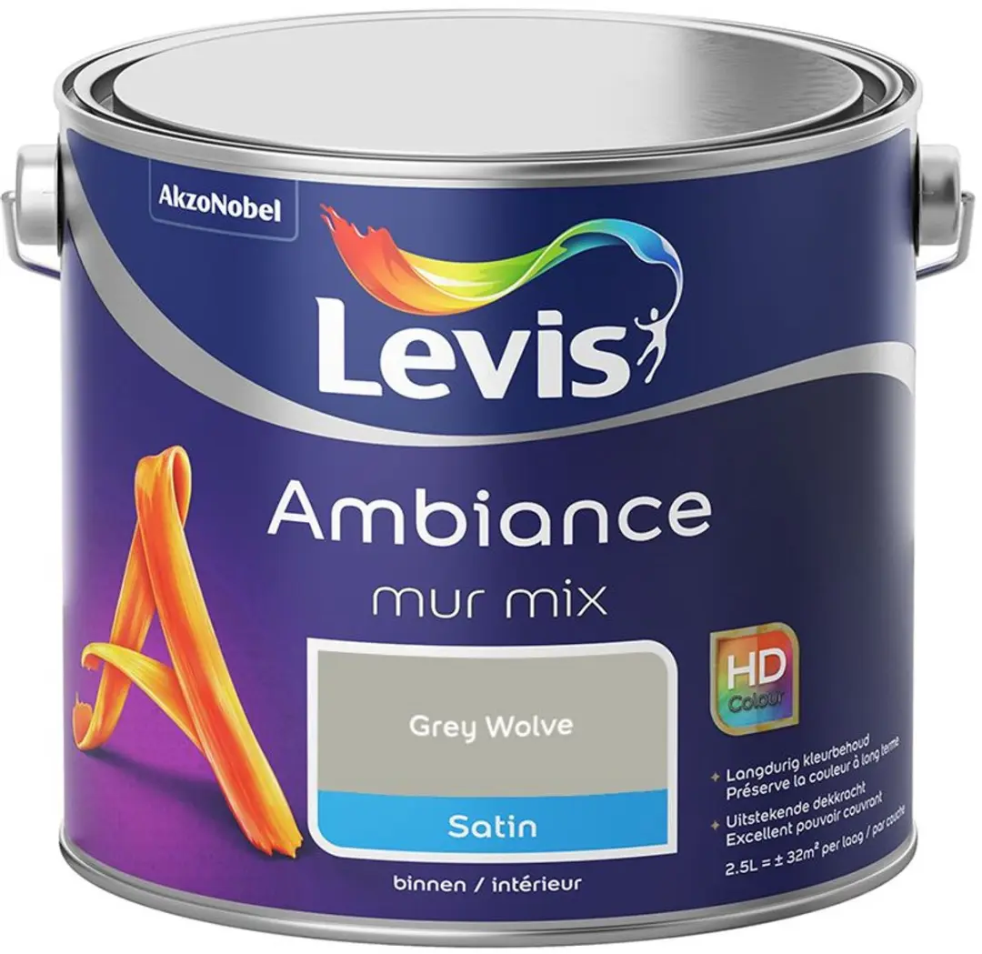 Levi's Ambiance Mur Satin Mix Mengverf 2,5L