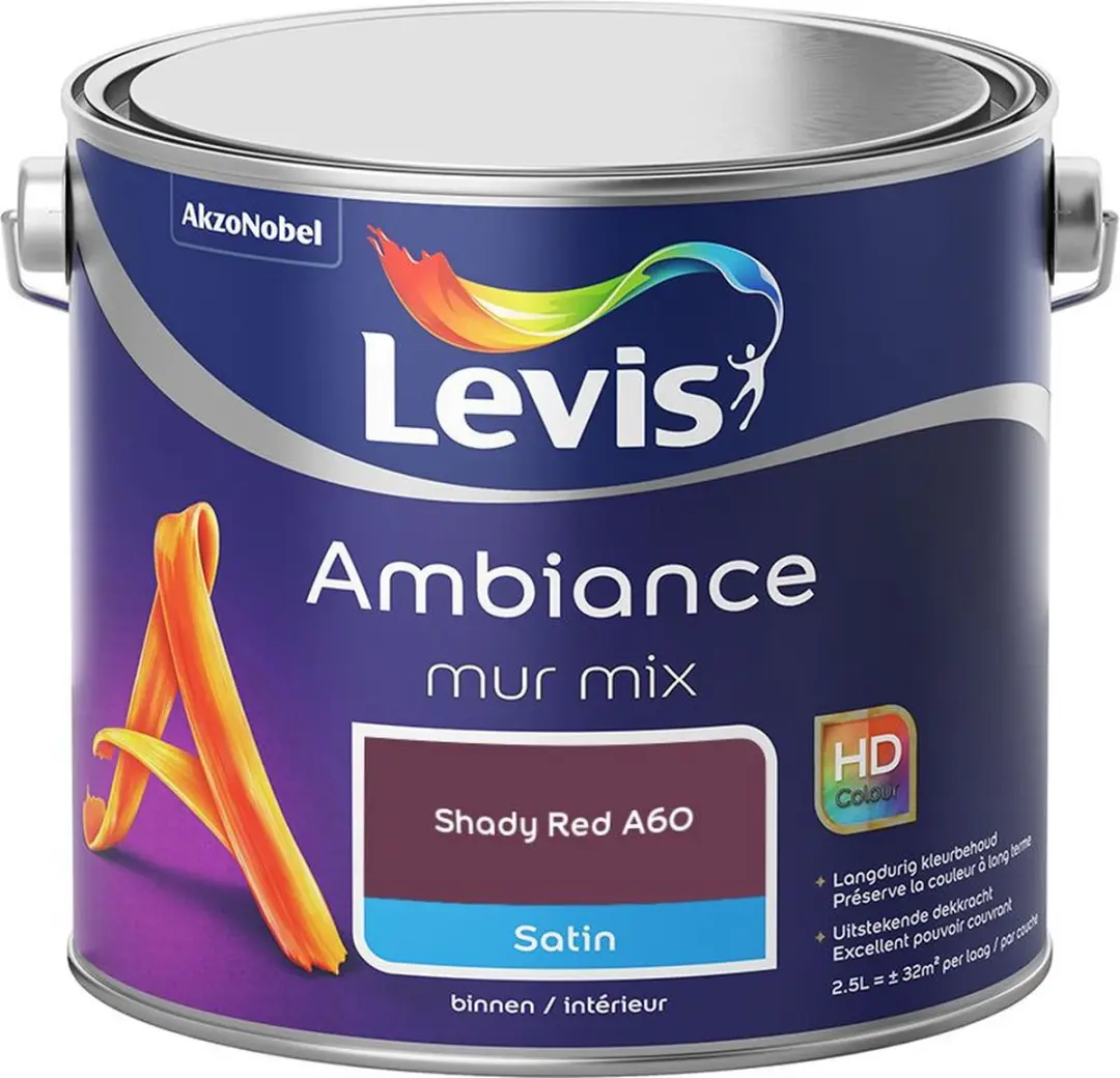 Levi's Ambiance Mur Satin Mix Mengverf 2,5L