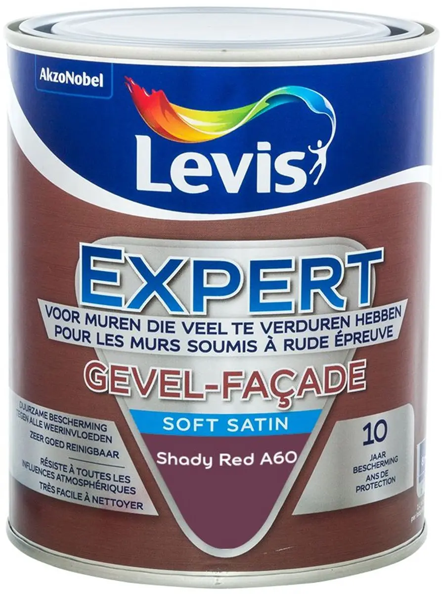 Levi's Expert Gevel Mix Shady Red A60 Mengverf 1L