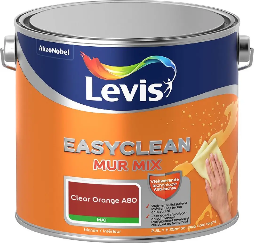 Levi's Easyclean Mur Mat Mix Mengverf 2,5L