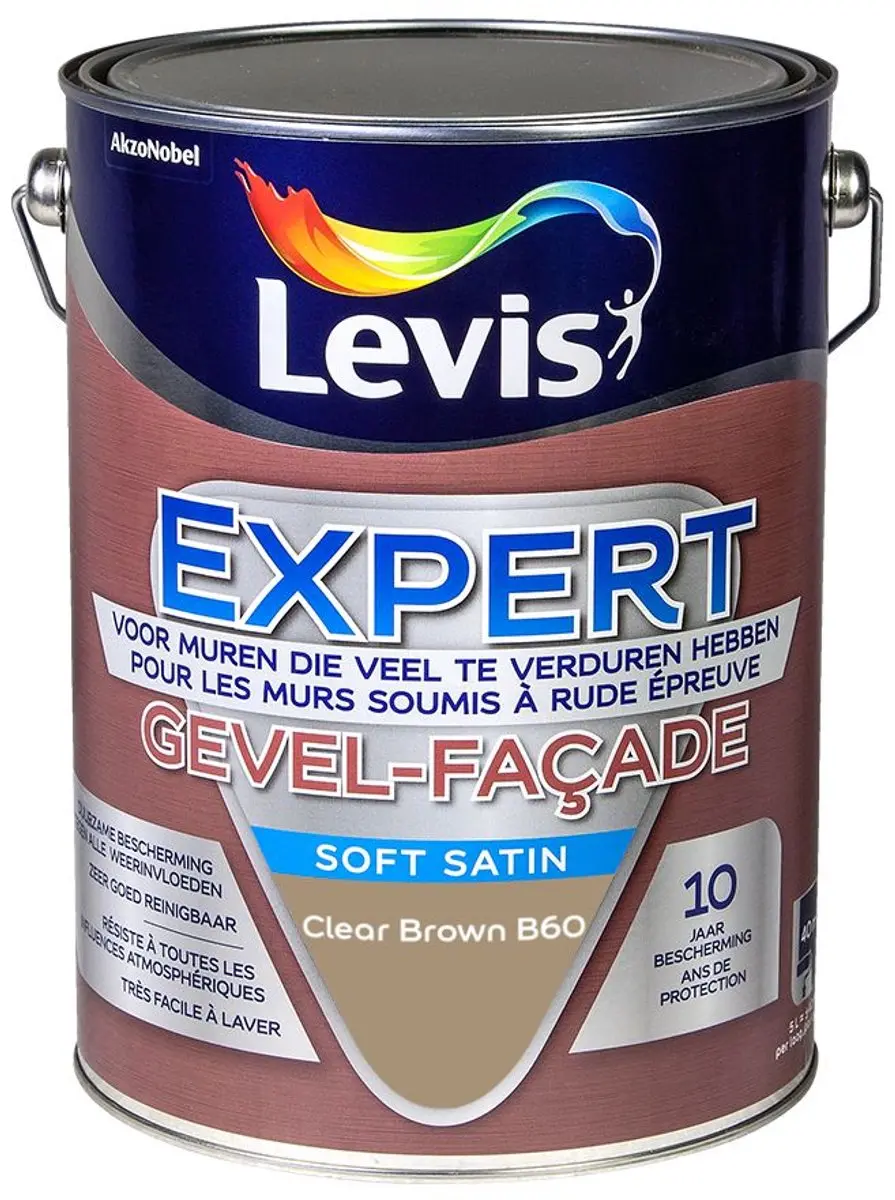 Levi's Expert Gevel Mix Clear Brown B60 Mengverf 5L