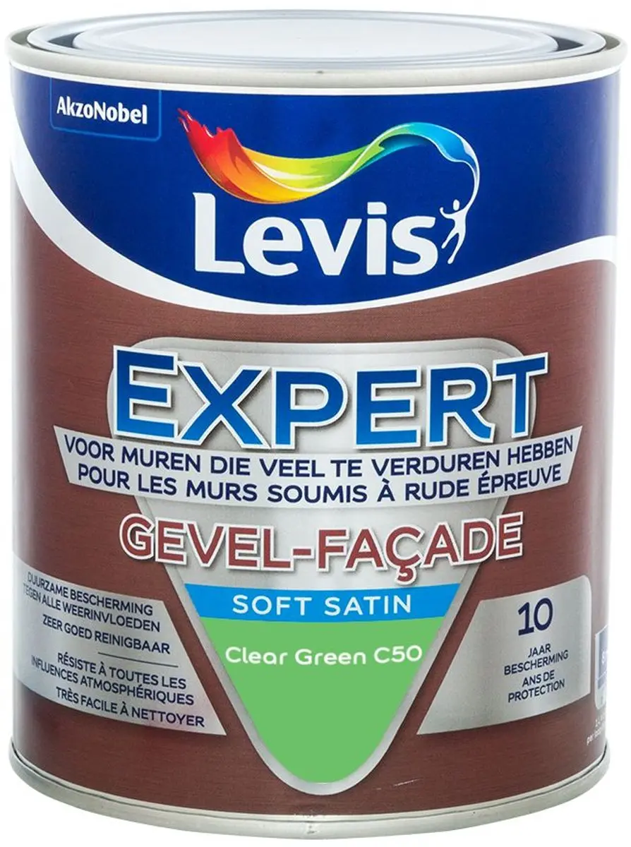 Levi's Expert Gevel Mix Clear Green C50 Mengverf 1L