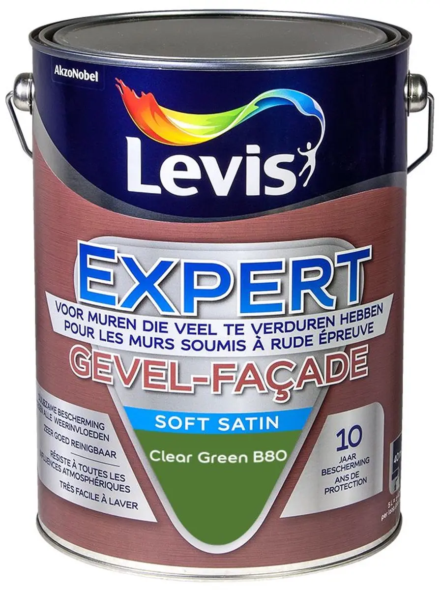 Levi's Expert Gevel Mix Clear Green B80 Mengverf 5L