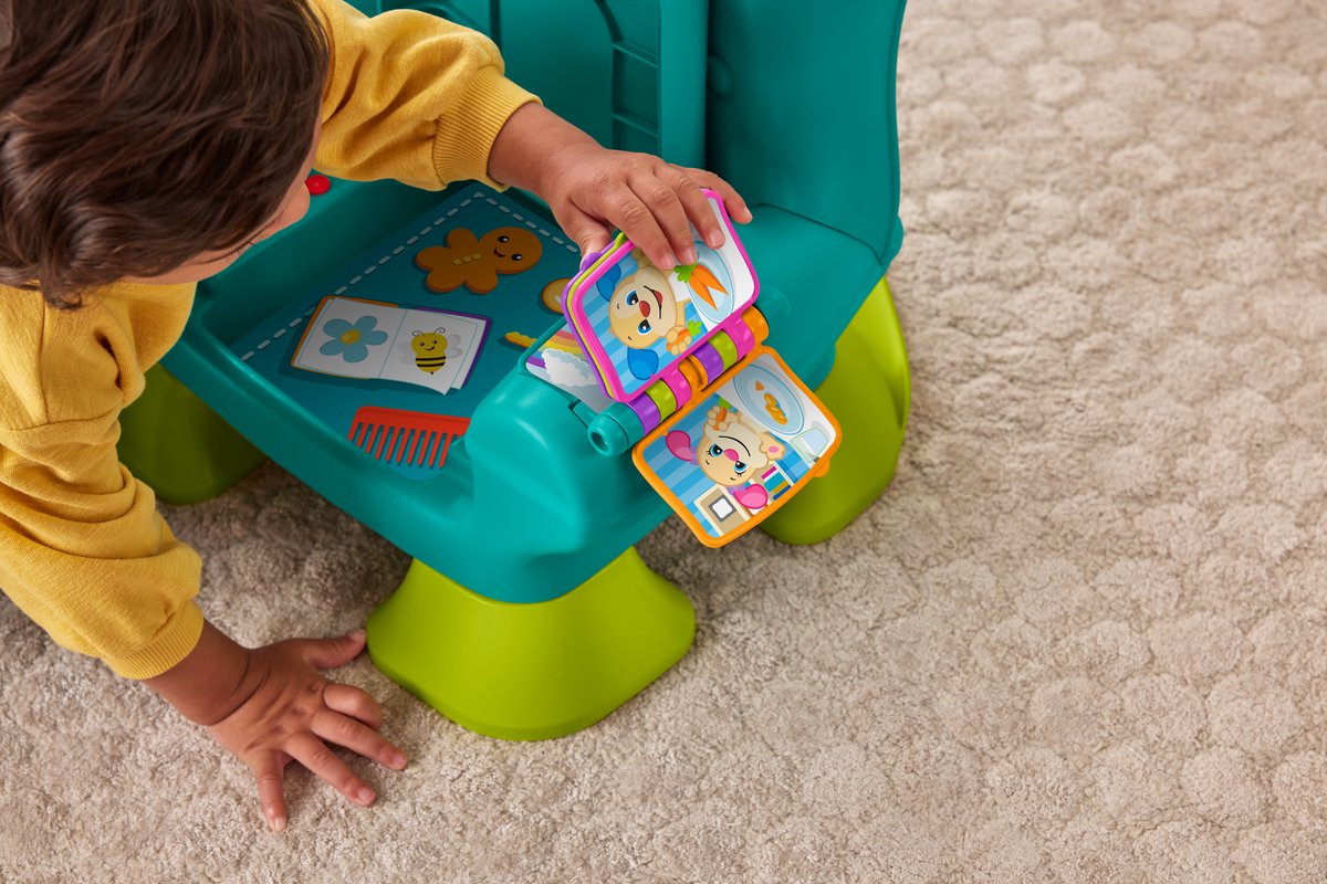 Fisher-Price Leerplezier Smart Stages Chair, 1 jaar, Geluid, Batterijen vereist, Meerkleurig