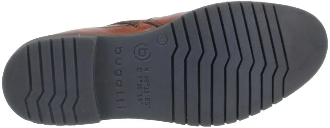 Bugatti Heren Nette Veterschoen Cognac - Maat 44