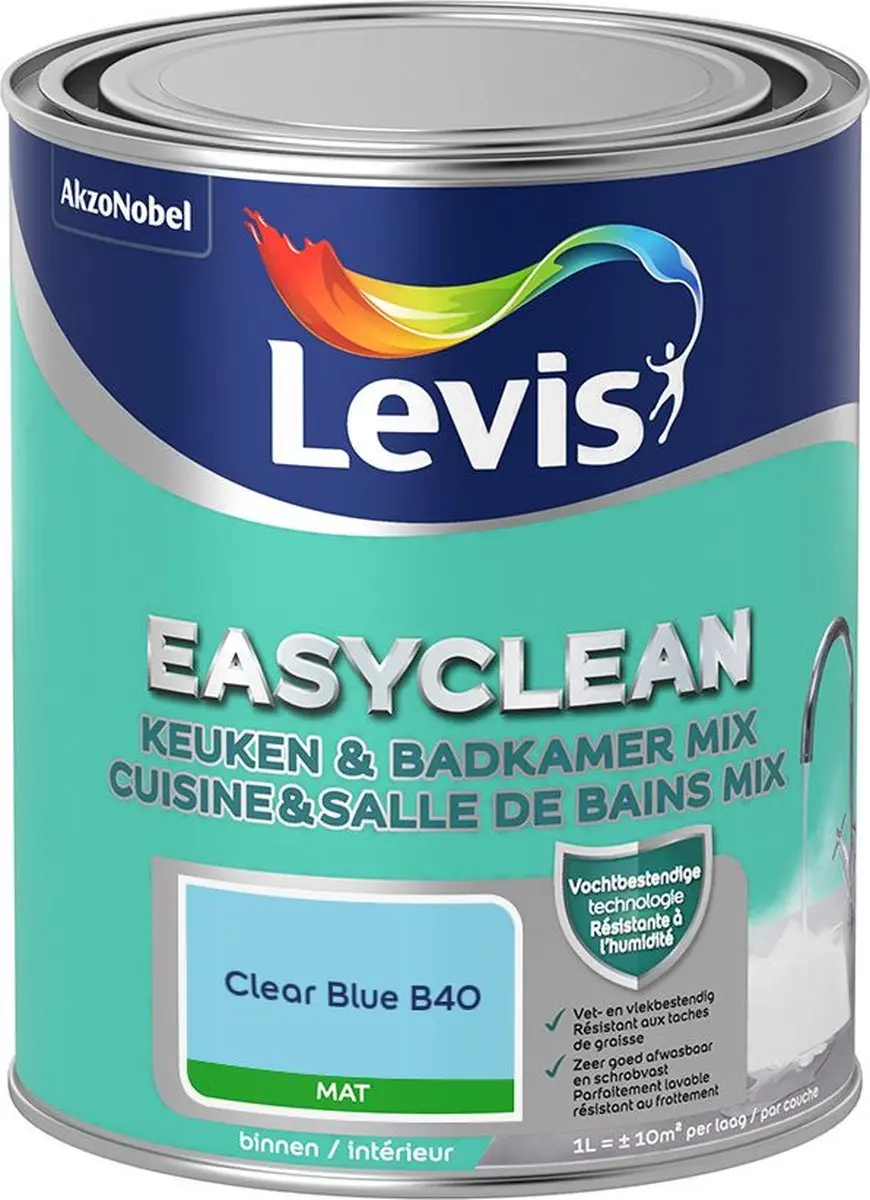 Levi's Easyclean Mengverf Clear Blue B40