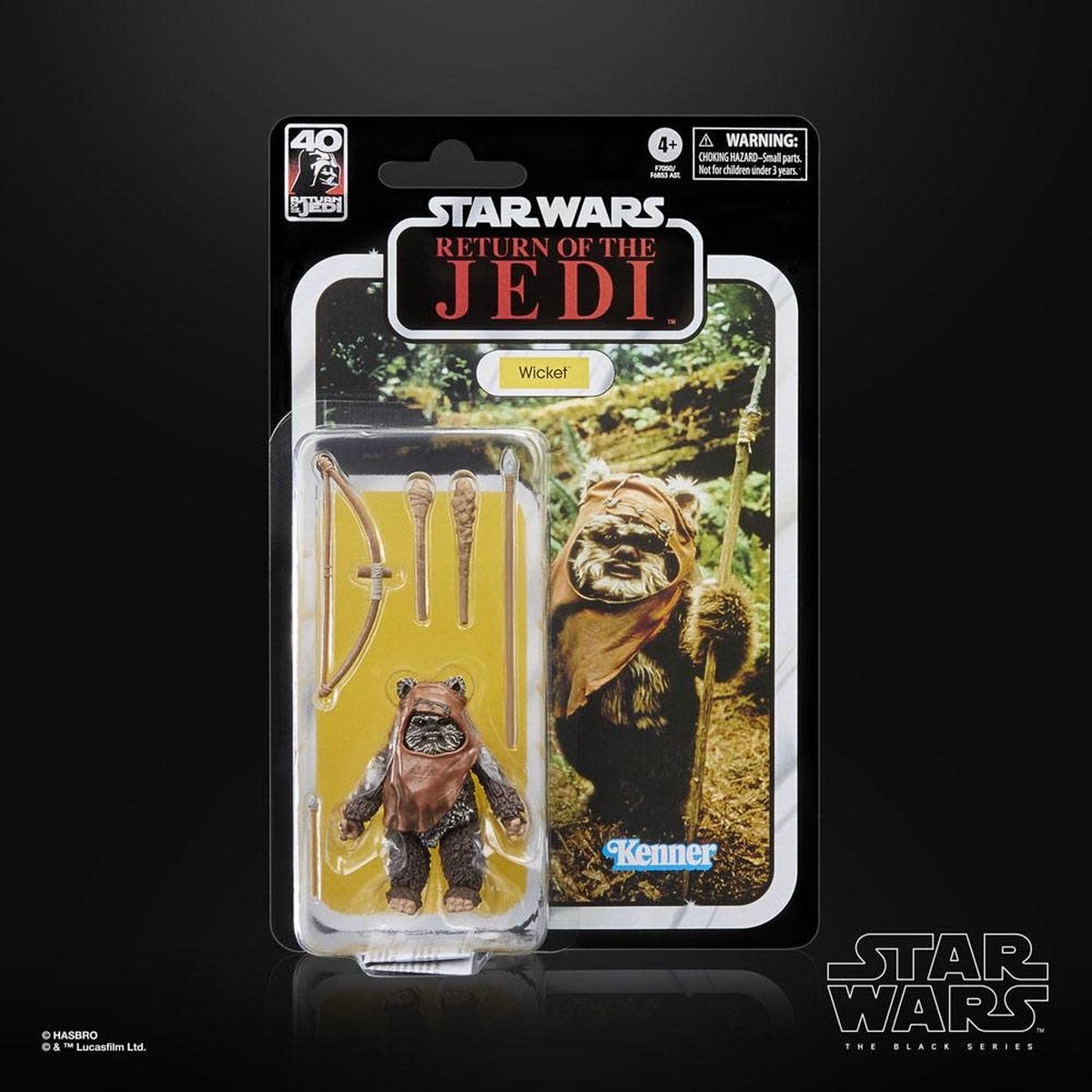 Hasbro Star Wars Actiefiguur Wicket 15 cm Episode VI 40th Anniversary Black Series Multicolours