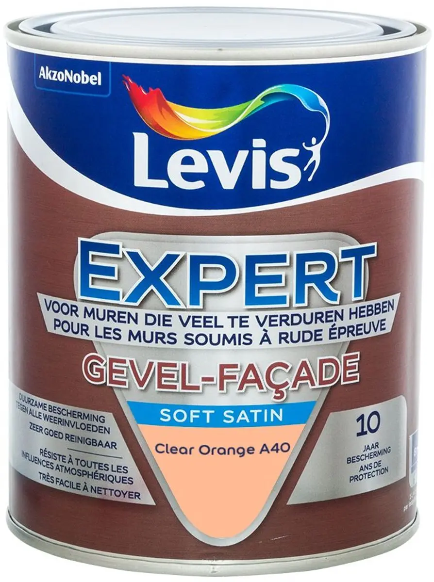 Levi's Expert Gevel Mix Clear Orange Mengverf 1L
