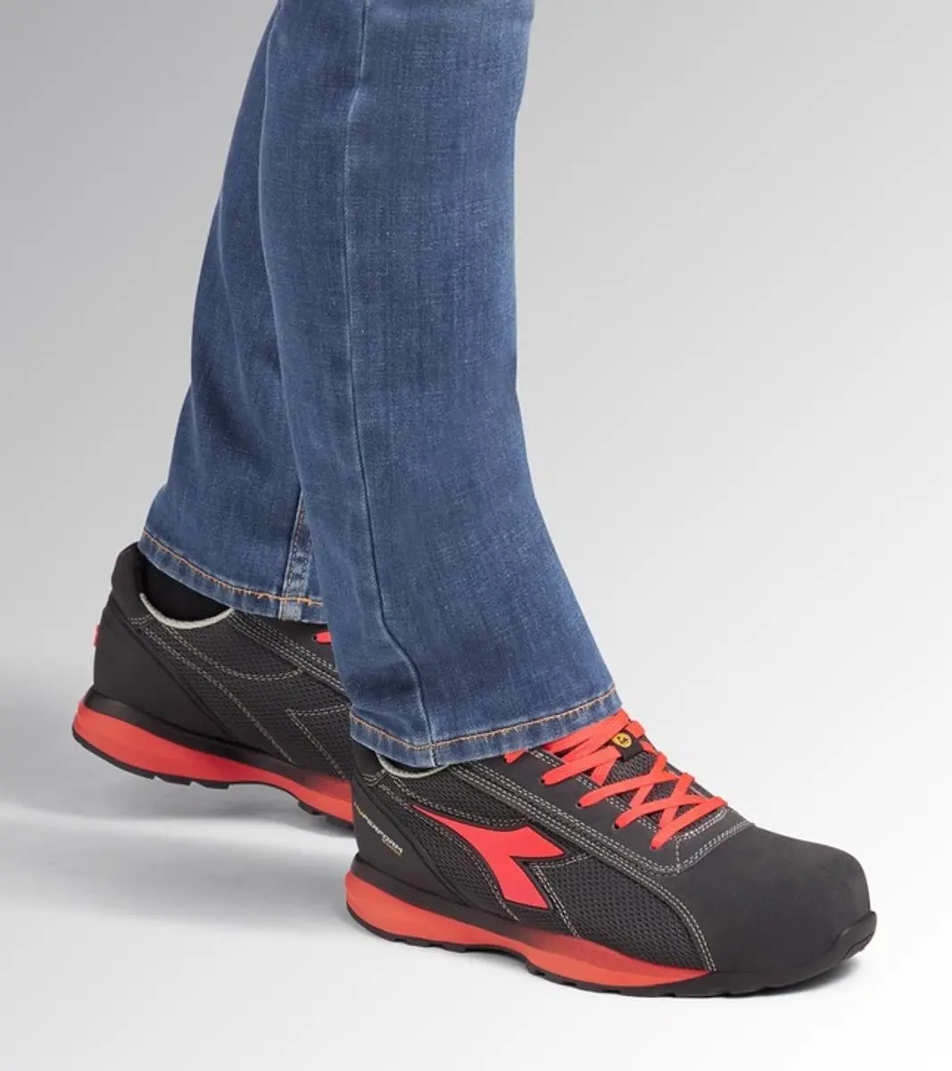 Diadora Hyper Low S1PS ESD Veiligheidsschoen - Steel Gray 45