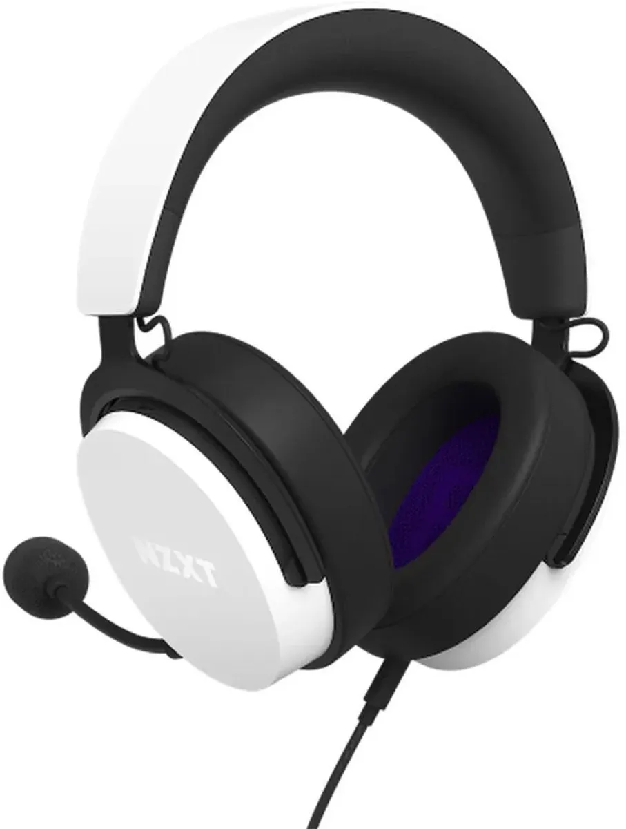 NZXT Relay AP-WCB40-W2 Gaming Headset - Wit