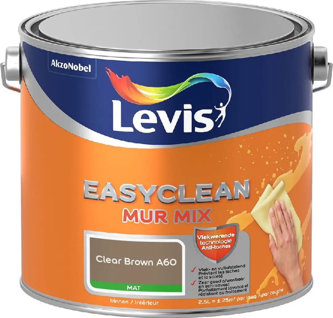 Levi's Easyclean Mur Mat Mix Mengverf 2,5L