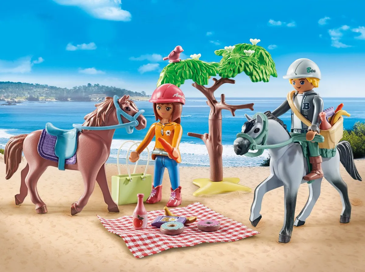 Playmobil Starter Pack Paardrijden Strand Amelia Ben 71470 - afbeelding 6 van 6