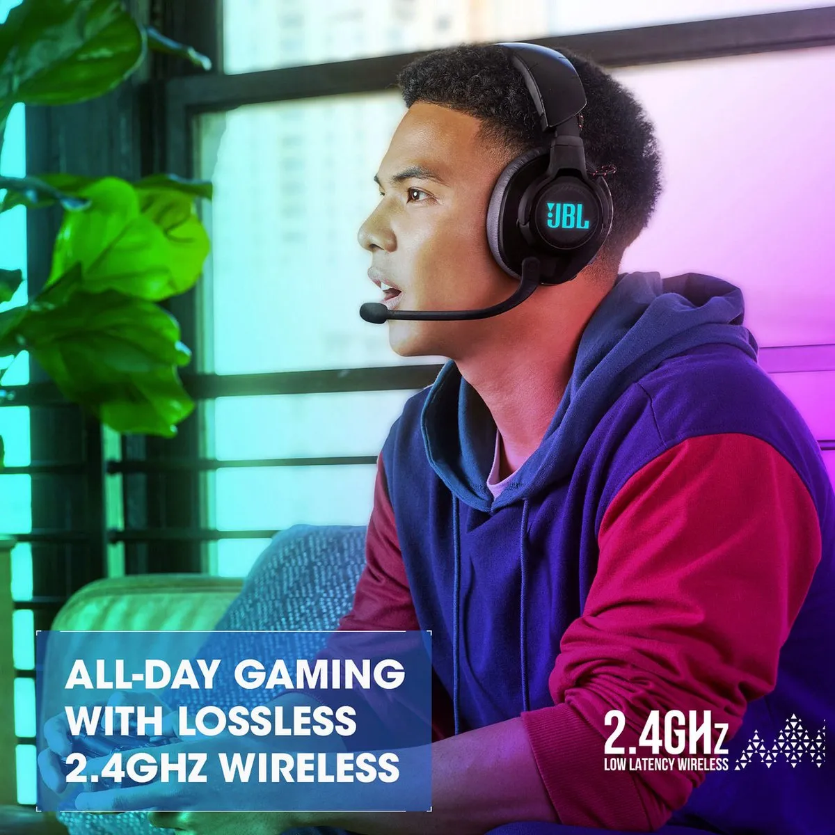 JBL Quantum 610 Draadloze Gaming Headset - Zwart