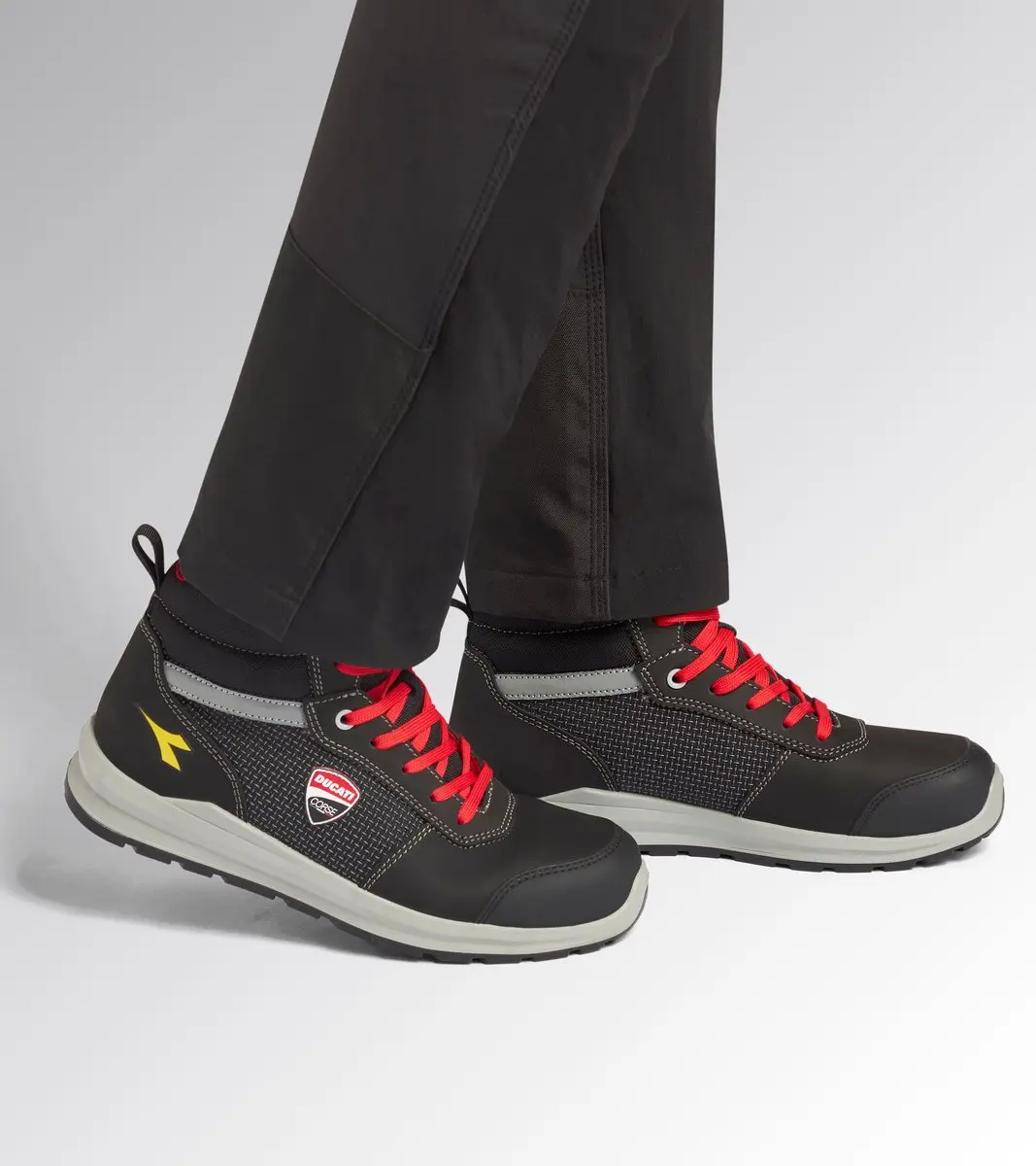Diadora Speedy Race s3s fo sr sc mid black/gray 48