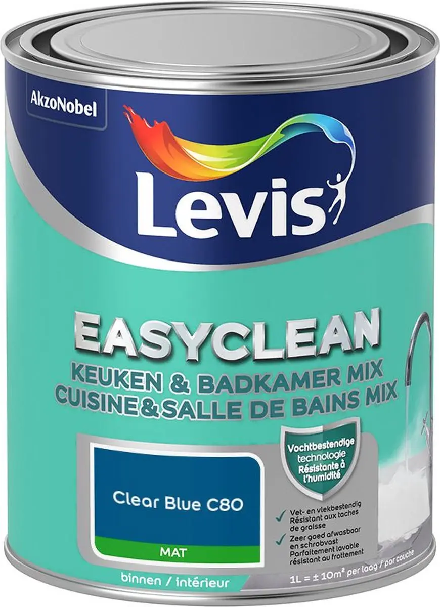 Levi's Easyclean Mengverf Clear Blue C80 1L