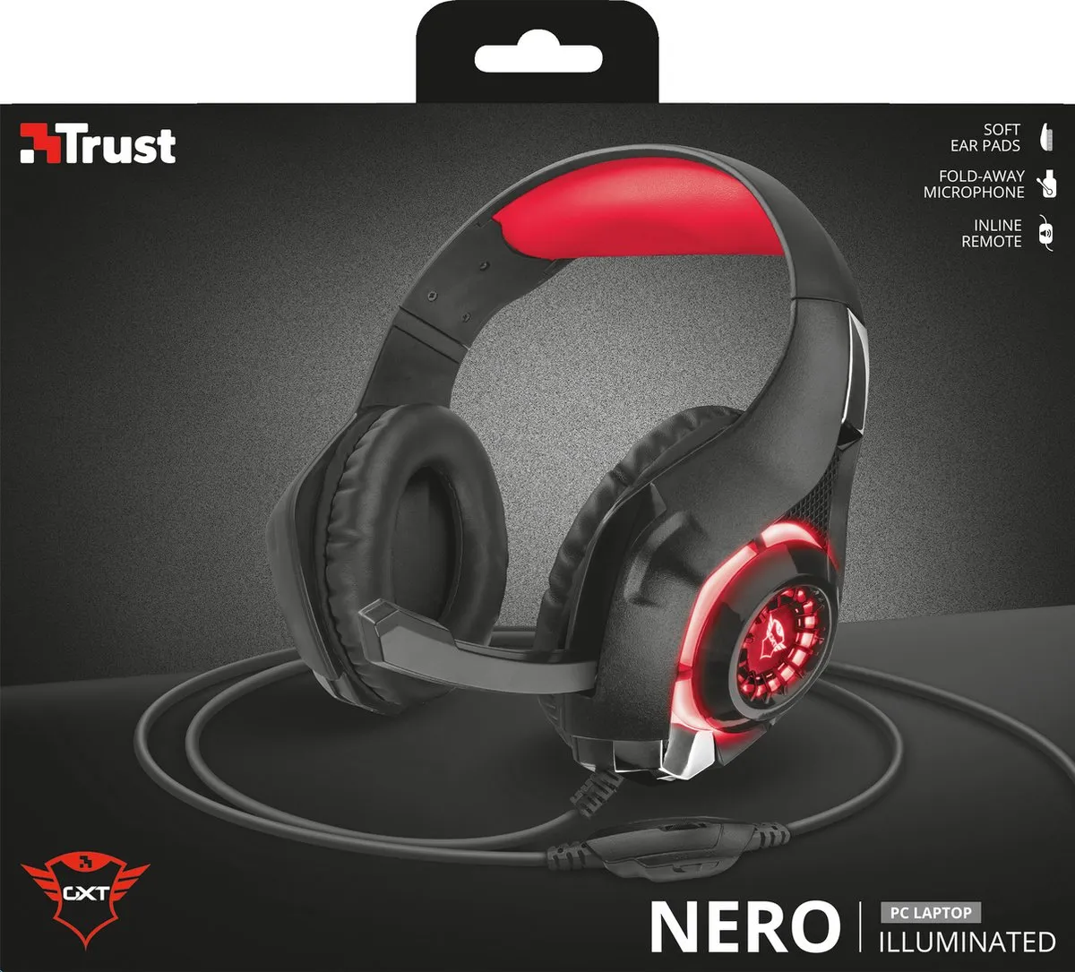 Trust Nero GXT 313 Gaming Headset - 40mm - Zwart - afbeelding 6 van 6