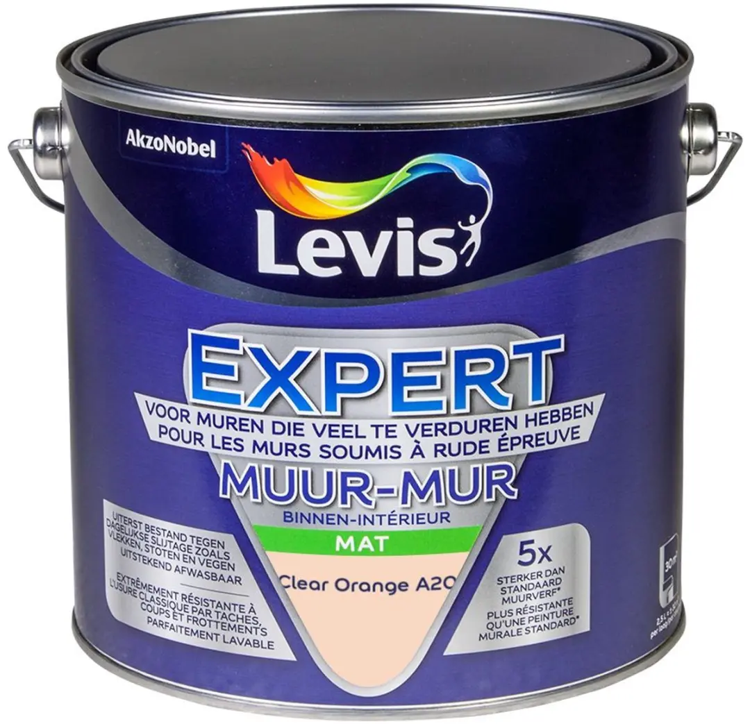 Levi's Expert Muur Binnen Mix Clear Orange A20 Mengverf 2,5L