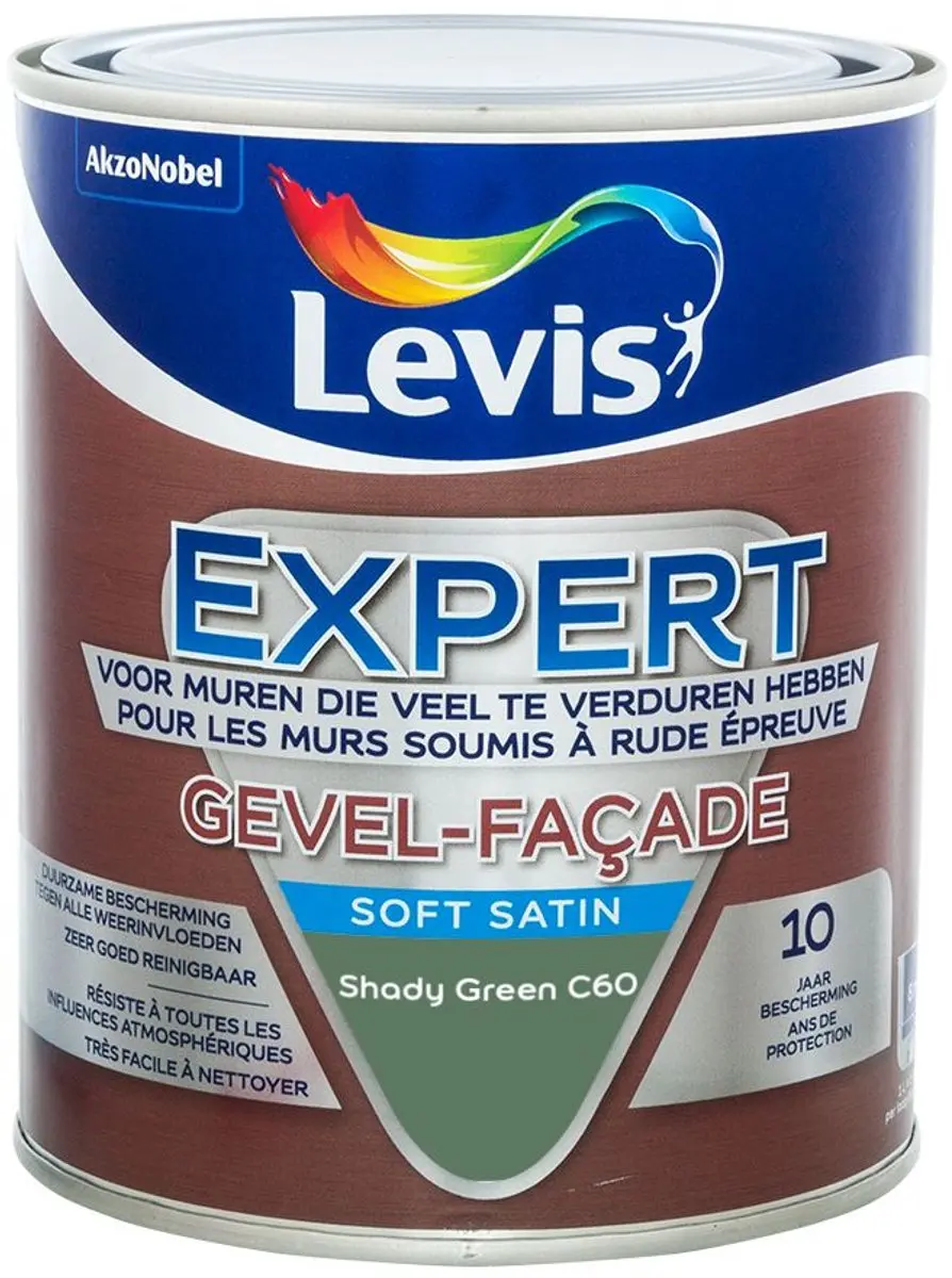 Levi's Expert Gevel Mix Shady Green C60 Mengverf 1L