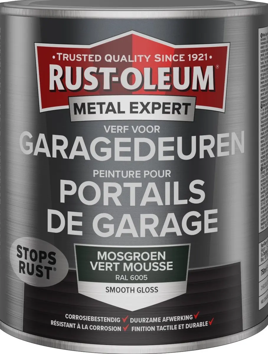 Rust-Oleum Metal Expert Garagedeurverf Antraciet 750ml