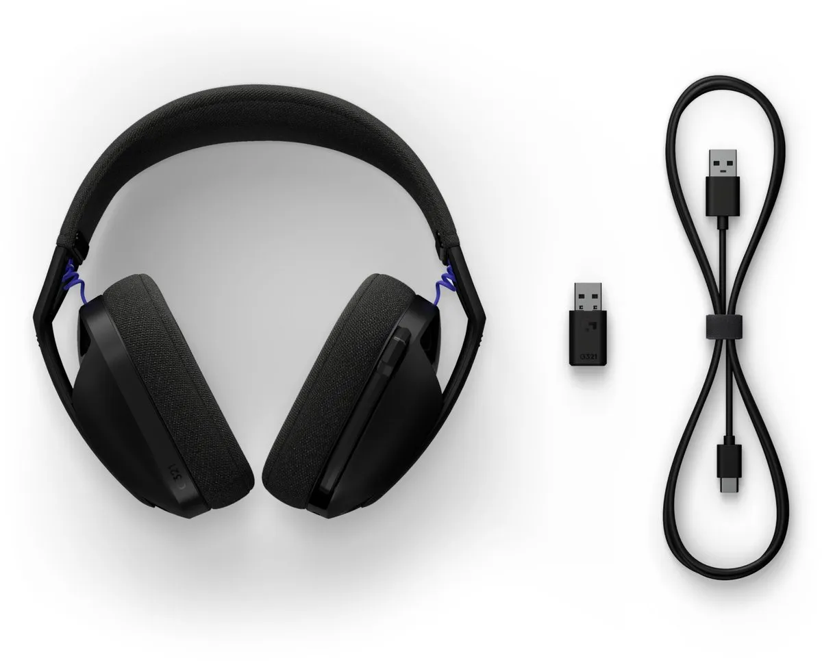 Logitech G G321 LIGHTSPEED Gaming Headset - Zwart - afbeelding 6 van 6