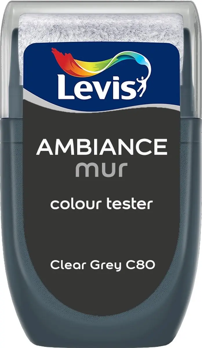 Levi's Muurverf Kleurtester Clear Grey C80