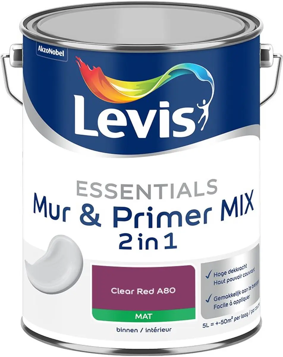 Levi's Essentials Mur & Primer Mix Mengverf 5L
