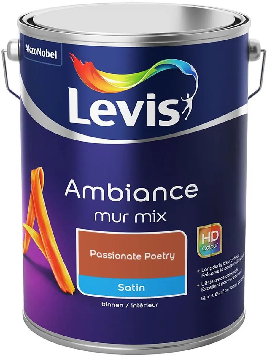 Levi's Ambiance Mur Satin Mix Mengverf 5L