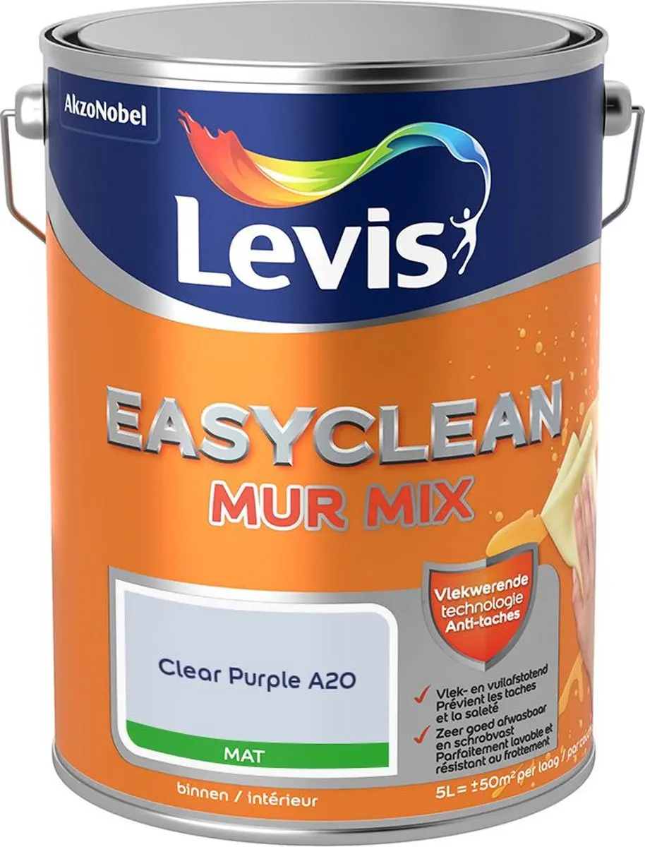 Levi's Easyclean Mur Mat Mix Mengverf 5L