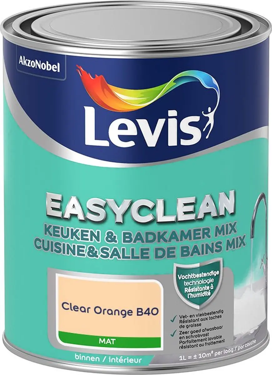 Levi's Easyclean Mengverf Clear Orange B40
