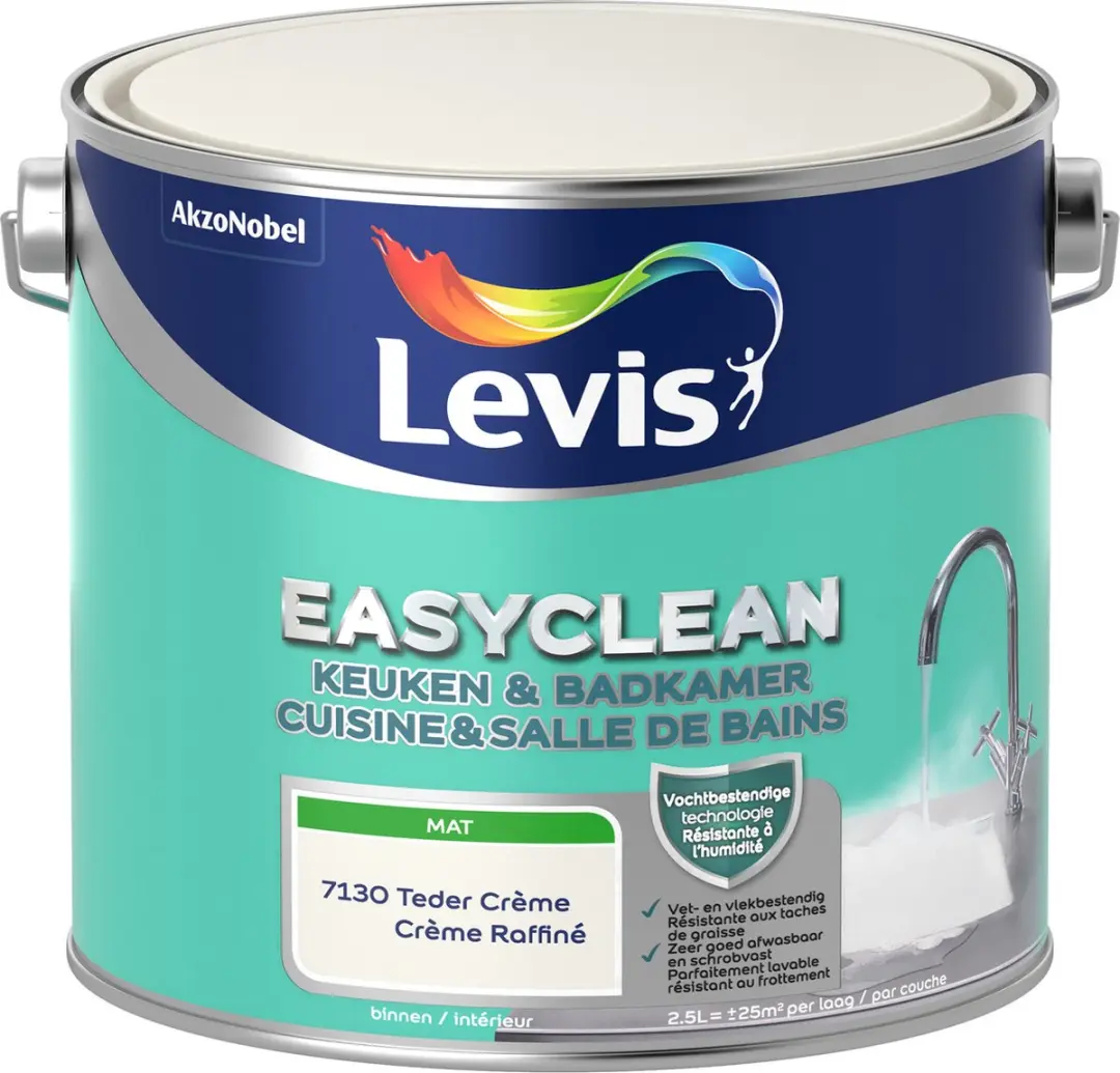 Levi's Easyclean Verf Teder Crème 2,5L