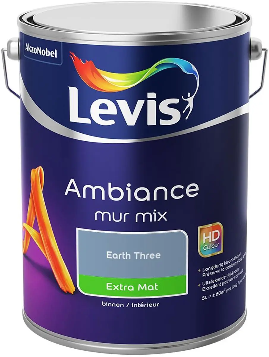 Levi's Ambiance Mur Extra Mat Mix Earth Three Mengverf 5L