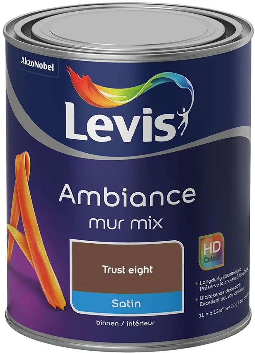 Levi's Ambiance Mur Satin Mix Mengverf Trust Eight 1L