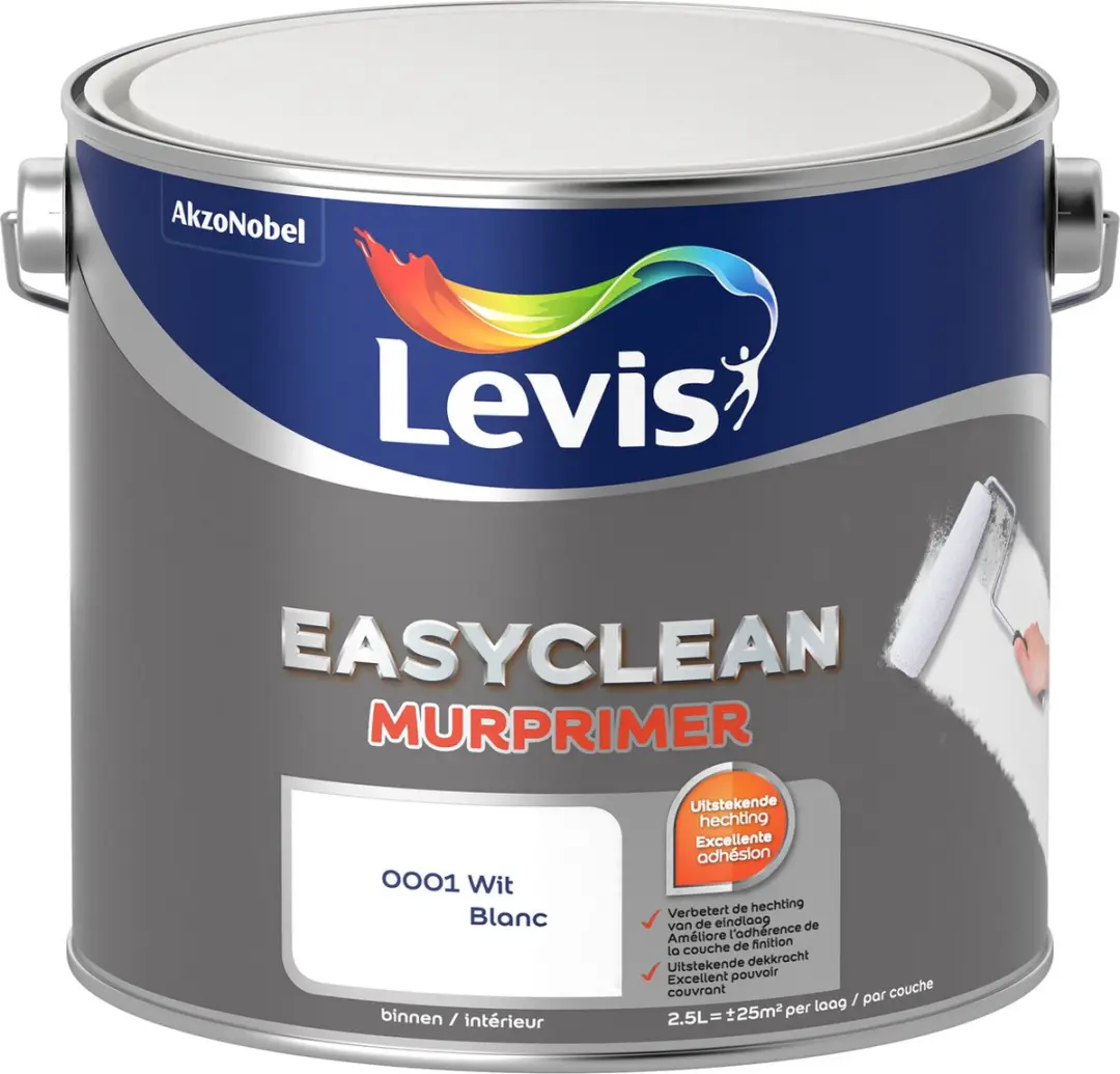 Levi's Easyclean Murprimer Wit