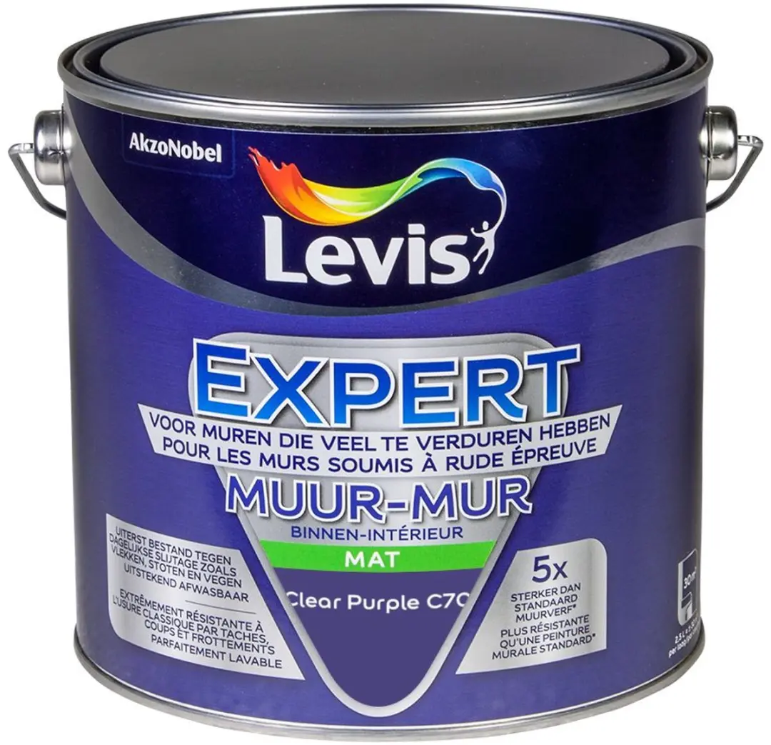 Levi's Expert Muurverf Clear Purple C70 2,5L