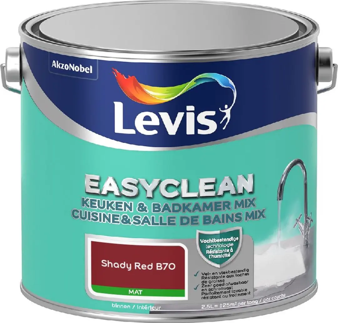 Levi's Easyclean Mengverf Shady Red B70
