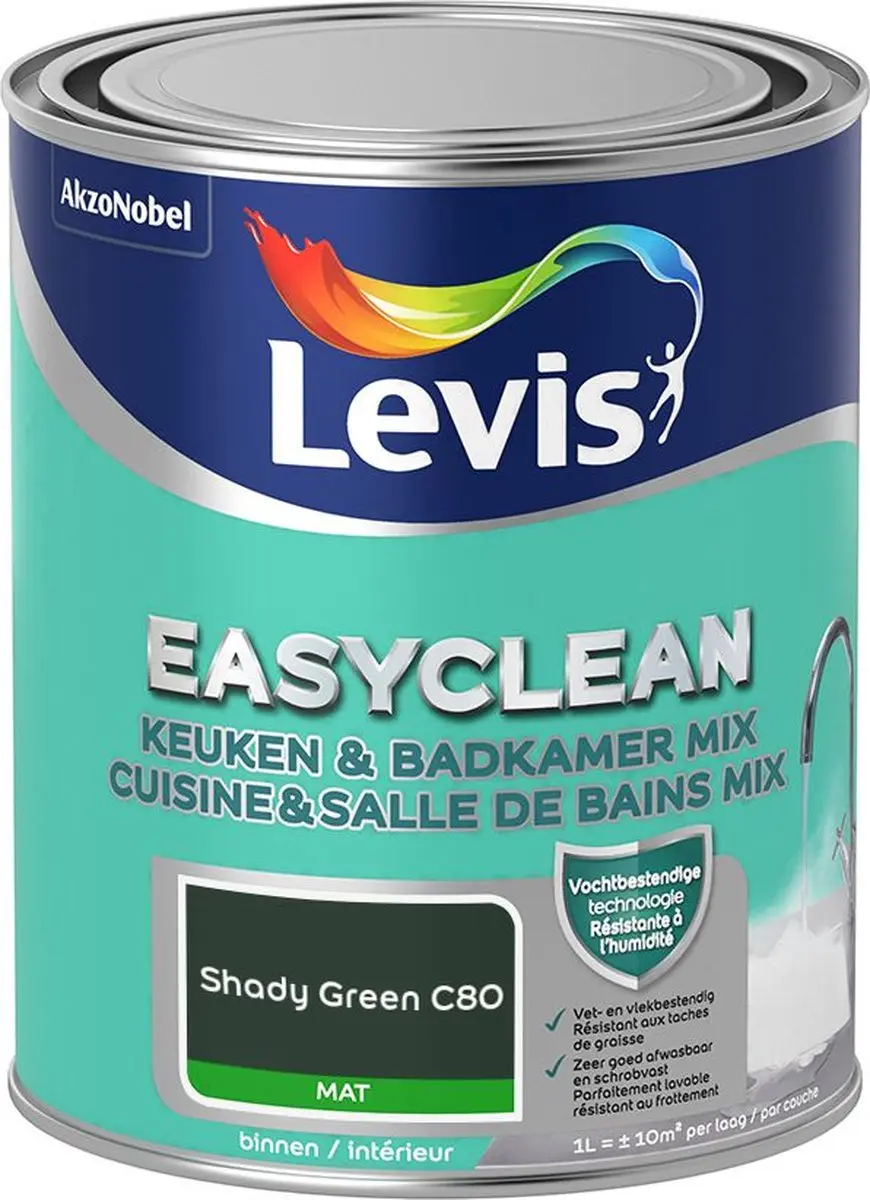 Levi's Easyclean Mengverf Shady Green C80