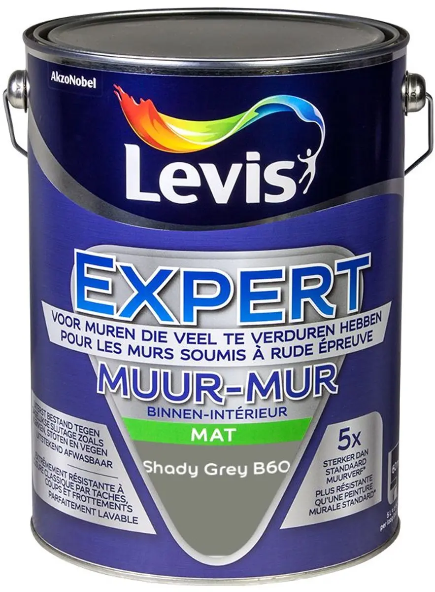 Levi's Expert Muurverf Shady Grey B60