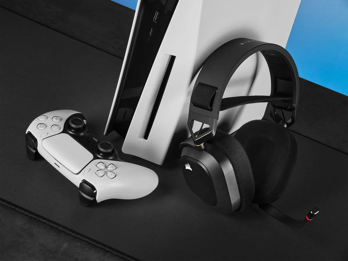 Corsair HS80 CA-9011235-EU Draadloze Gaming Headset - Carbon - afbeelding 6 van 6