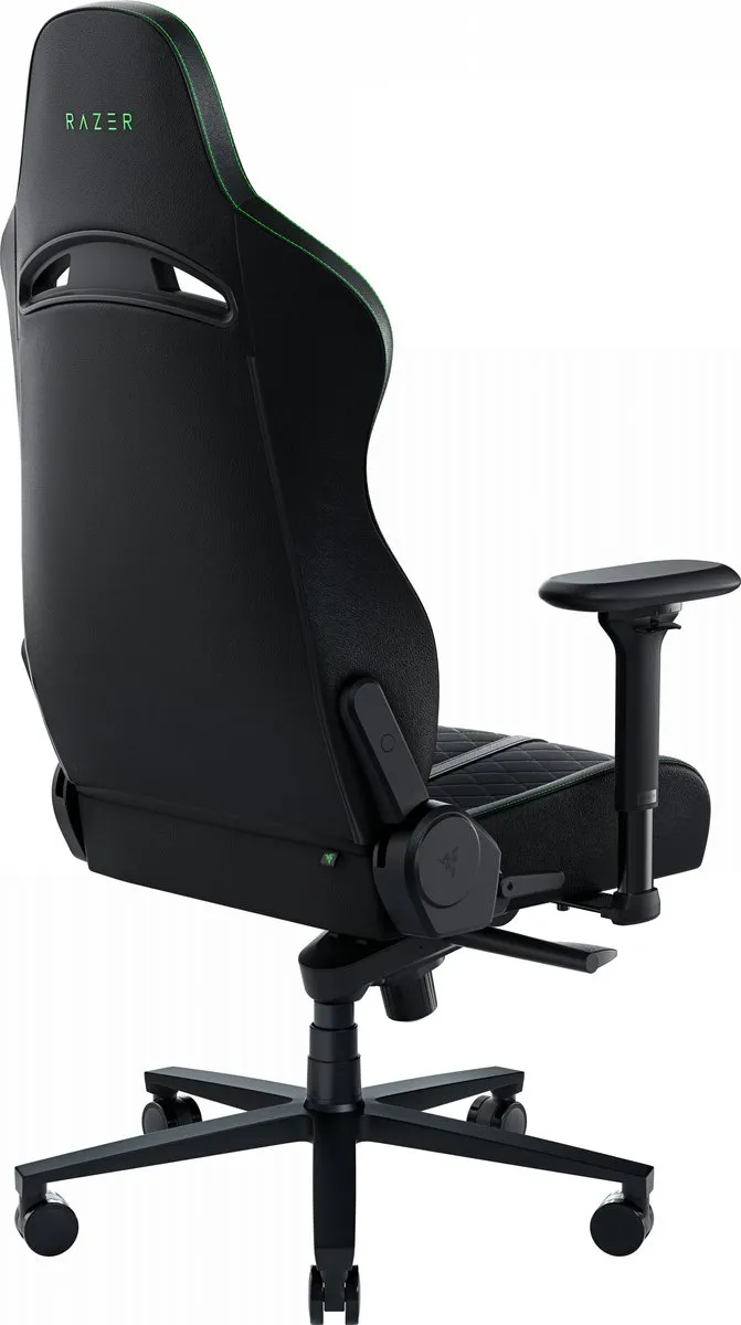 Razer Enki RZ38-03720100-R3G1 Gaming Stoel - Rugsteun & Schouderbogen - Zwart/Groen