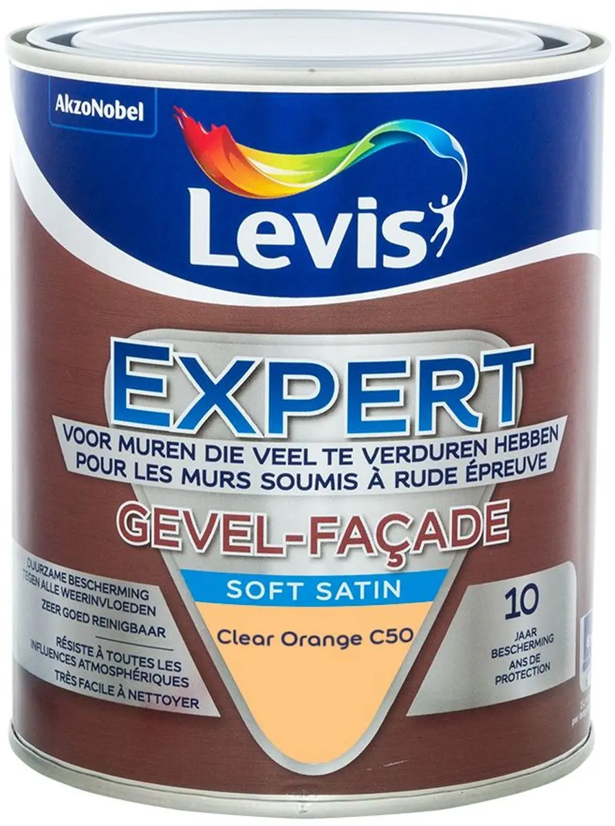 Levi's Expert Gevel Mix Clear Orange C50 Mengverf 1L