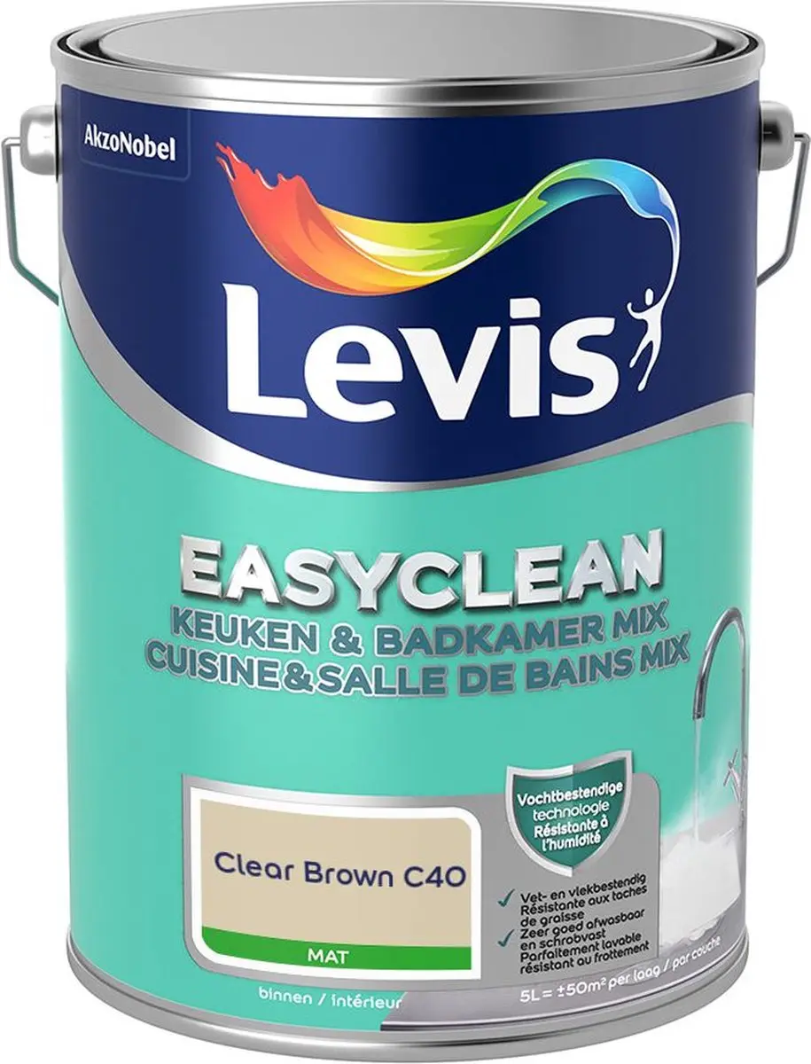 Levi's Easyclean Mengverf Clear Brown C40