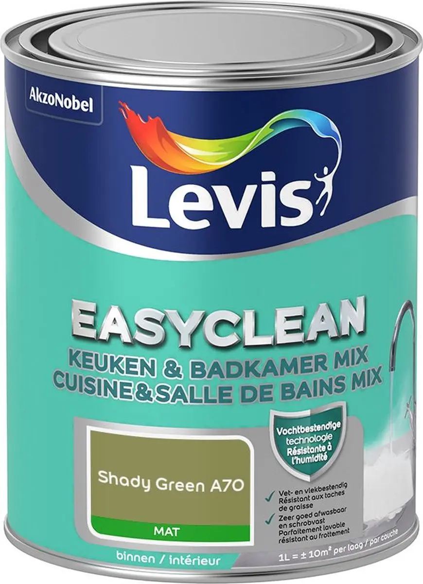 Levi's Easyclean Mengverf Shady Green A70
